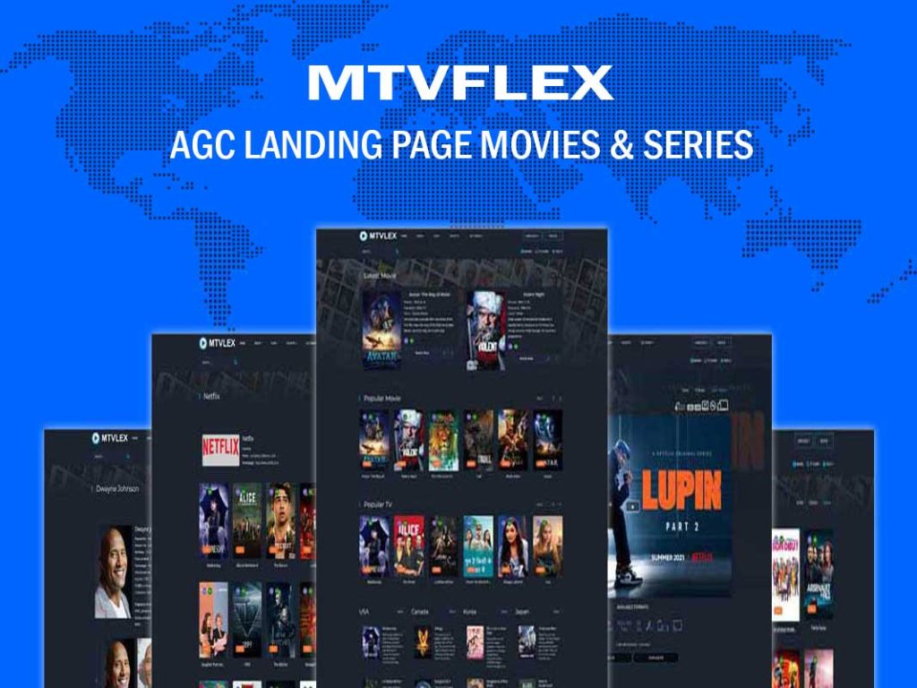 MTVFLEX Landing Page Movies and TV Series