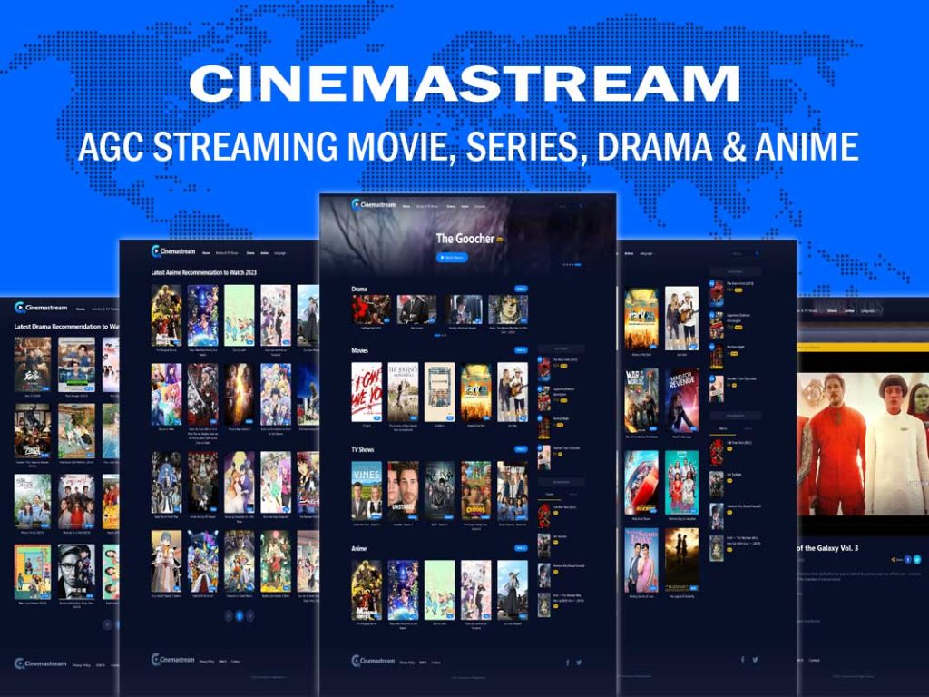 Streamingdarkblue AGC Embed Movie and TV Series