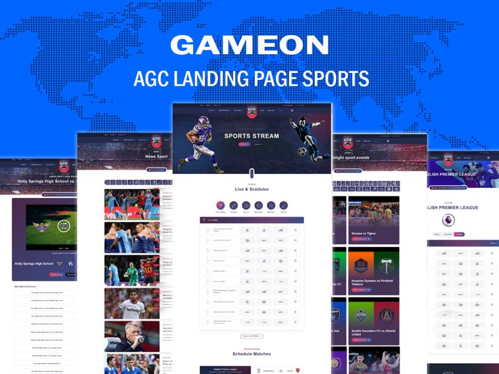 Game On AGC Landing Page CPA Sport